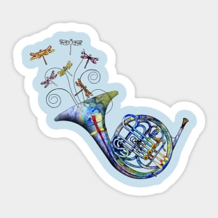 French horn Sticker